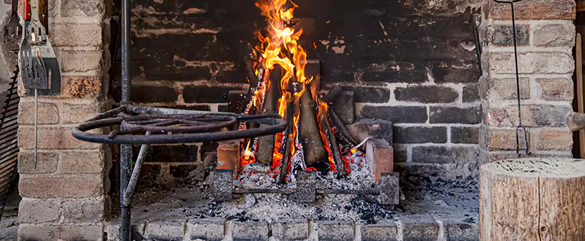 Cracked Electric Fireplace Bricks Repair Services in Anoka, MN