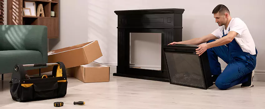 Old Rusted Metal Fireplace Repair And Replacement in Anoka, MN